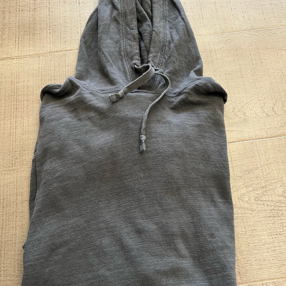 Faherty Charcoal Gray Hoodie